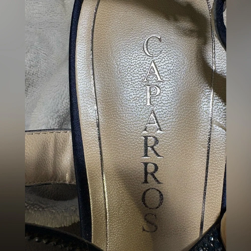 Caparros Midnight Blue Strappy Heels